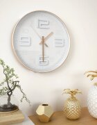 vidaXL Стенен часовник имитация на мед 30 см