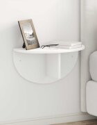 vidaXL Стенен рафт 2 бр. Бяло 48 x 24 x 24 см Инженерна дървесина