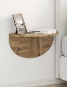 vidaXL Стенен рафт 2 бр. Дъб 48 x 24 x 24 см Инженерна дървесина