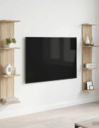 vidaXL Стенен рафт 2 бр. Дъб сонома 22 x 15 x 100 см
