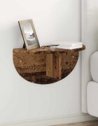 vidaXL Стенен рафт 2 бр. Старо дърво 48 x 24 x 24 см
