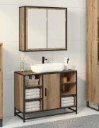 vidaXL Стенен рафт Дъб 65 x 20 x 60 см