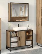 vidaXL Стенен рафт Дъб 65 x 20 x 60 см