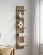 vidaXL Стенен рафт Дъб артизан 22 x 15 x 100 см Инженерна дървесина