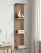 vidaXL Стенен рафт Дъб артизан 22 x 15 x 100 см Инженерна дървесина