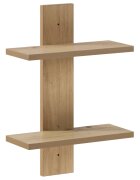 vidaXL Стенен рафт Дъб артизан 30 x 135 x 43 см Инженерна дървесина