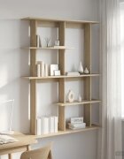 vidaXL Стенен рафт Дъб сонома 102 x 20 x 130 см Инженерна дървесина