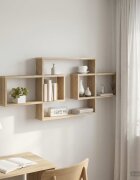 vidaXL Стенен рафт Дъб сонома 130 x 10 x 50 см Инженерна дървесина