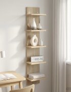 vidaXL Стенен рафт Дъб сонома 22 x 15 x 100 см Инженерна дървесина