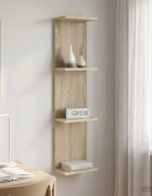 vidaXL Стенен рафт Дъб сонома 22 x 15 x 100 см Инженерна дървесина