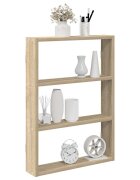 vidaXL Стенен рафт дъб сонома 43x9x60 см инженерно дърво