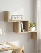 vidaXL Стенен рафт Дъб сонома 48 x 15 x 42 см Инженерна дървесина