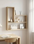 vidaXL Стенен рафт Дъб сонома 60 x 11 x 60 см Инженерна дървесина