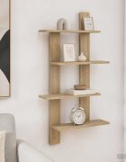 vidaXL Стенен рафт Дъб сонома 61 x 135 x 105 см