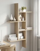 vidaXL Стенен рафт Дъб сонома 61 x 15 x 102 см Инженерна дървесина
