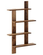 vidaXL Стенен рафт Дъбова дървесина 61 x 135 x 105 см