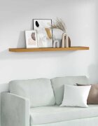 vidaXL Стенен рафт Монтиране на стена Бежово 120 x 235 x 38 cm
