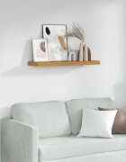 vidaXL Стенен рафт Монтиране на стена Бежово 90 x 235 x 38 cm