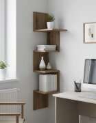 vidaXL Стенен рафт Монтиране на стена Дъб артизан 32 x 21 x 107 см