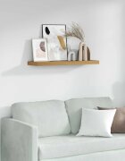 vidaXL Стенен рафт Монтиране на стена Кафяво 90 x 235 x 38 cm