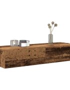 vidaXL Стенен рафт с чекмеджета 100x36x19 см инженерно дърво