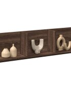 vidaXL Стенен шкаф 100x165x30 см кафяв дъб инженерно дърво