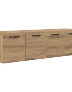 vidaXL Стенен шкаф 2 бр. 120 x 365 x 35 см Инженерна дървесина