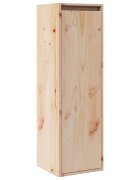vidaXL Стенен шкаф 30x30x100 см бор масив