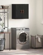vidaXL Стенен шкаф 60 x 31 x 60 см Инженерна дървесина Черен дъб