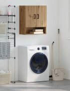 vidaXL Стенен шкаф 60 x 31 x 70 см Инженерна дървесина дъб артизан