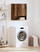 vidaXL Стенен шкаф 60 x 31 x 70 см Инженерна дървесина Старо дърво