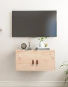 vidaXL Стенен шкаф 60x30x30 см бор масив