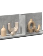 vidaXL Стенен шкаф 70x165x30 см бетонно сив инженерно дърво