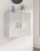 vidaXL Стенен шкаф бетонно сив 60x30x60см инженерно дърво