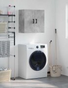 vidaXL Стенен шкаф бетонно сив 60x31x60 см инженерно дърво