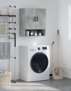 vidaXL Стенен шкаф бетонно сив 60x31x70 см инженерно дърво