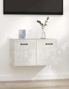 vidaXL Стенен шкаф бетонно сив 60x365x35 см инженерно дърво