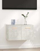 vidaXL Стенен шкаф бетонно сив 60x365x35 см инженерно дърво