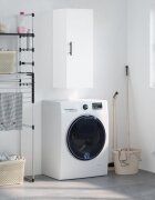 vidaXL Стенен шкаф бял 345x34x90 см