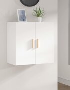 vidaXL Стенен шкаф бял 60x30x60 см инженерно дърво