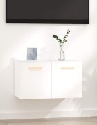 vidaXL Стенен шкаф бял 60x365x35 см инженерно дърво