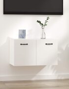 vidaXL Стенен шкаф бял 60x365x35 см инженерно дърво