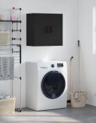 vidaXL Стенен шкаф черен 60x31x60 см инженерно дърво