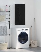 vidaXL Стенен шкаф Черния дъб 345 x 34 x 90 см Инженерна дървесина