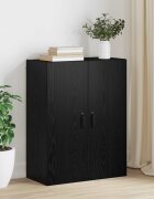 vidaXL Стенен шкаф Черния дъб 695 x 34 x 90 см Инженерна дървесина