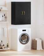 vidaXL Стенен шкаф Черния дъб 695 x 34 x 90 см Инженерна дървесина