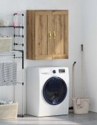 vidaXL Стенен шкаф Дъб 695 x 34 x 90 см Инженерна дървесина