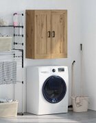 vidaXL Стенен шкаф Дъб 695 x 34 x 90 см Инженерна дървесина