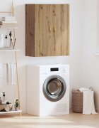vidaXL Стенен шкаф Дъб 695 x 34 x 90 см Инженерна дървесина
