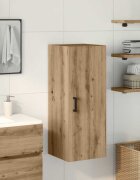 vidaXL Стенен шкаф дъб артизан 345x34x90 см инженерно дърво